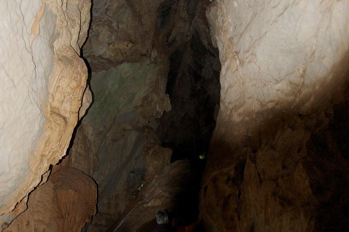 Interior de la Cueva del Indio cerca de Viñales