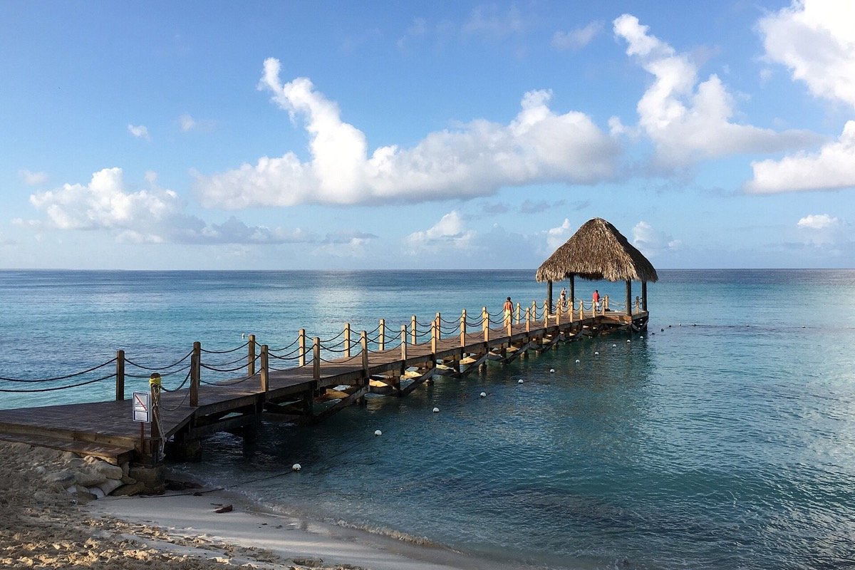 Litoral de Bayahibe en el sureste dominicano