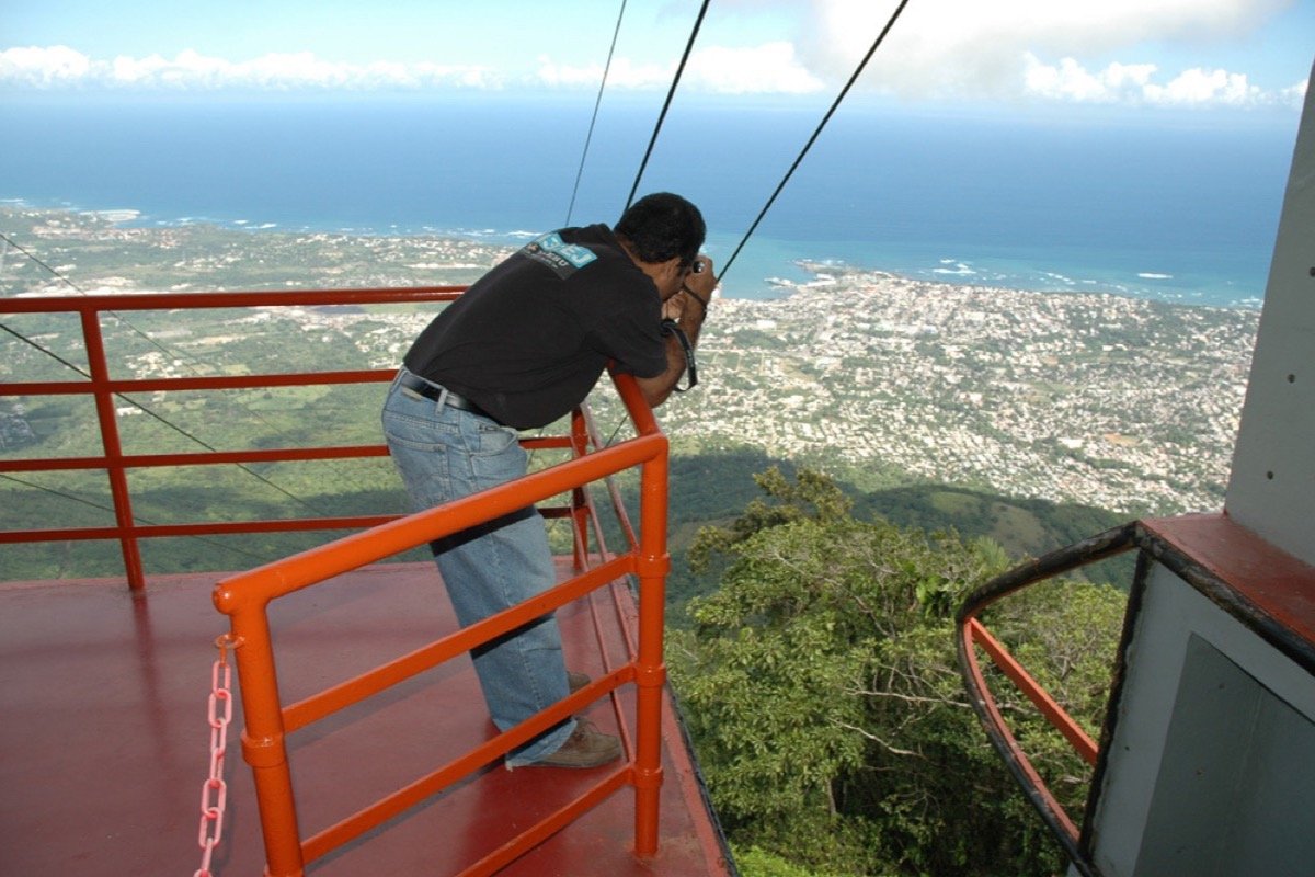 Vista de Puerto Plata desde la montaña Isabel de Torres