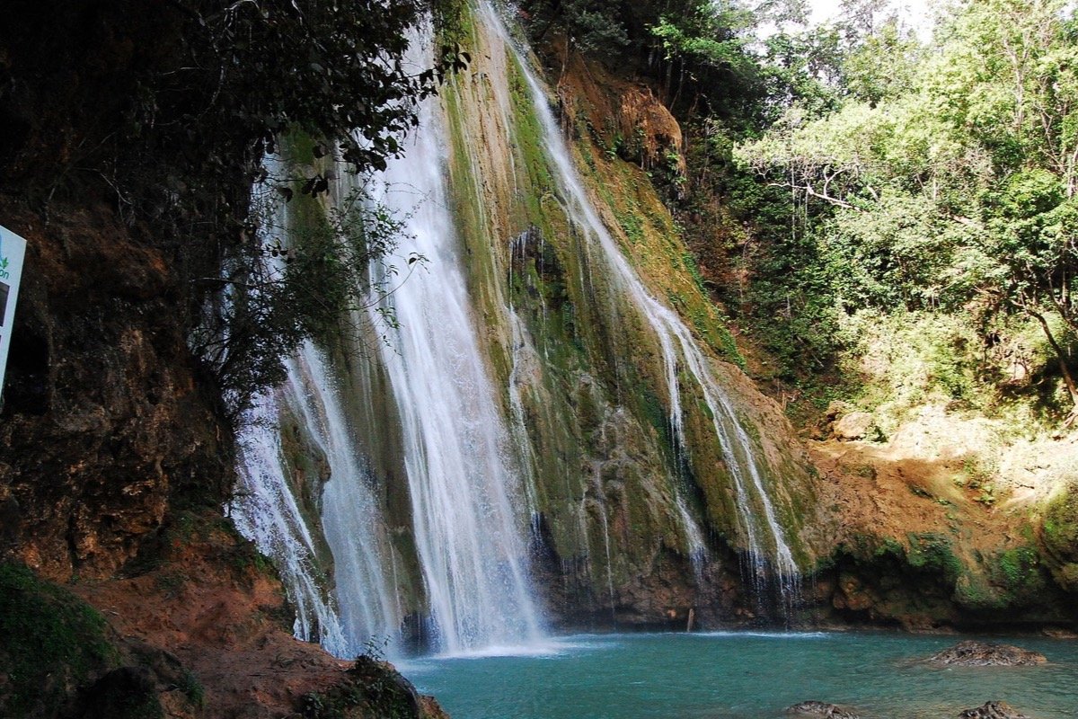 Cascada El Limón en la península de Samaná